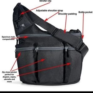 Diaper Dude Daddy Diaper Messenger Bag